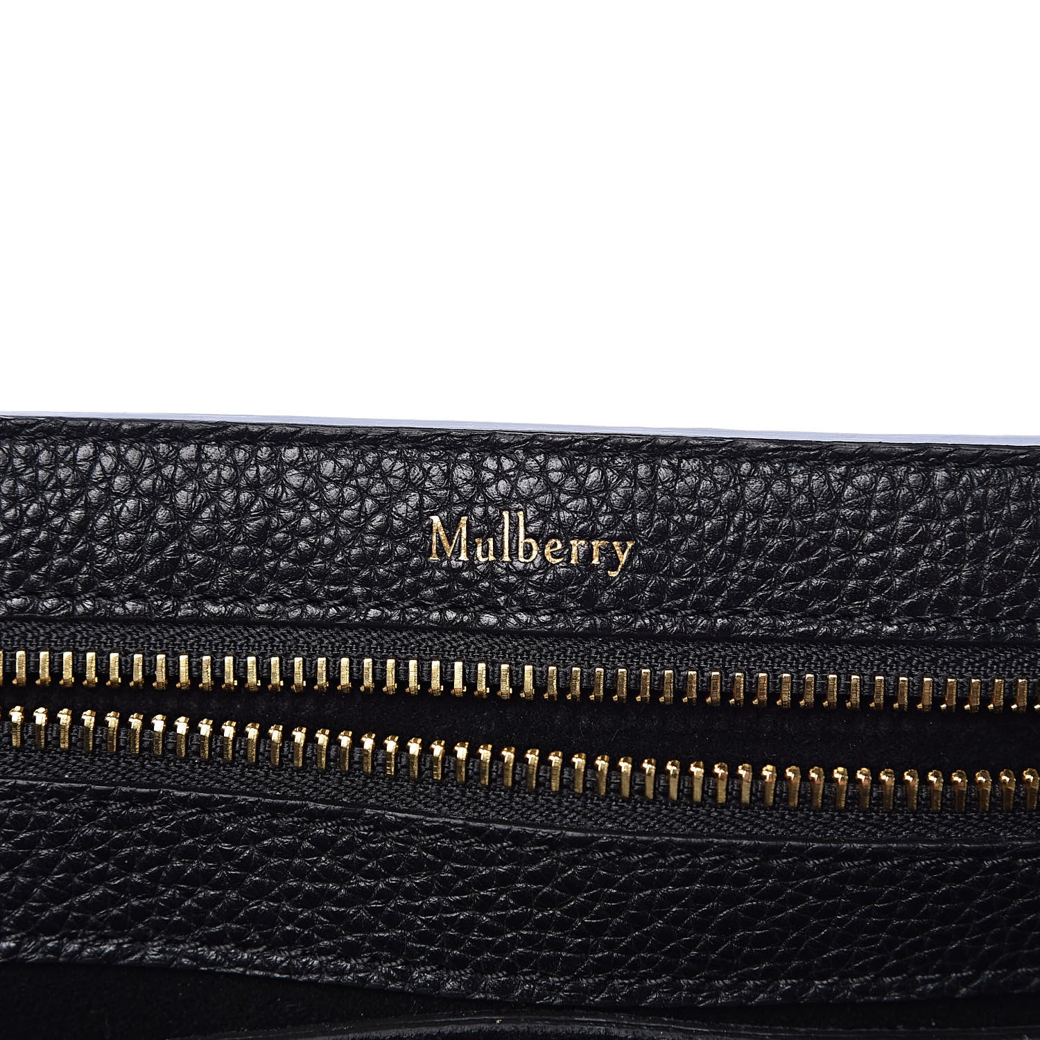 Mulberry Small Classic Grain Bayswater Black 6 of 11