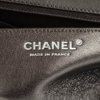 Chanel Lambskin Quilted Maxi Single Flap Dark Grey 7 of 8