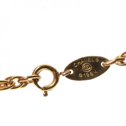 Chanel Pearl CC Pendant Necklace Gold 6 of 8