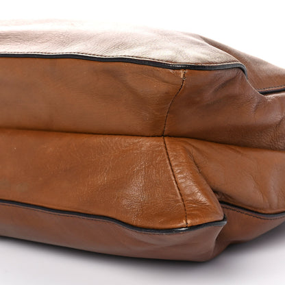 Prada Soft Calf Tote Brown 7 of 8