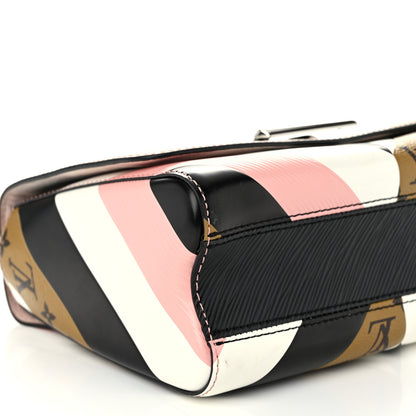 Louis Vuitton Epi Reverse Monogram Twist Shoulder Bag MM Rose Ballerine 8 of 12