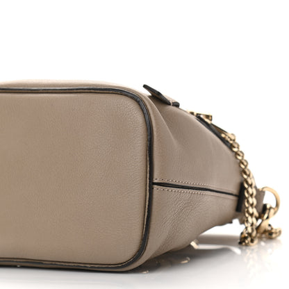 Chloe Suede Calfskin Mini Faye Backpack Motty Grey 10 of 10