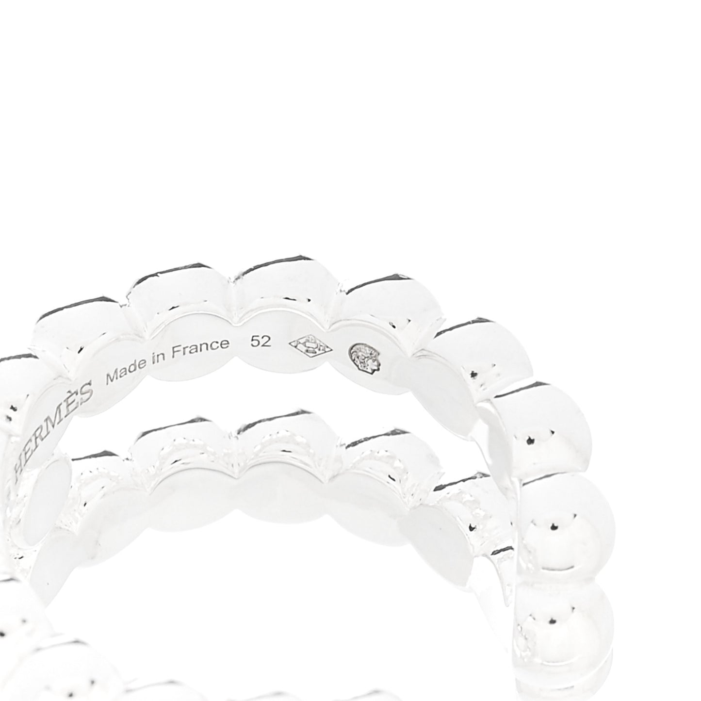 Sterling Silver Chaine d'Ancre Alea II Ring