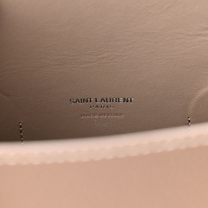 Saint Laurent Grained Calfskin Topstitch Small Classic Sac De Jour Taupe 6 of 17