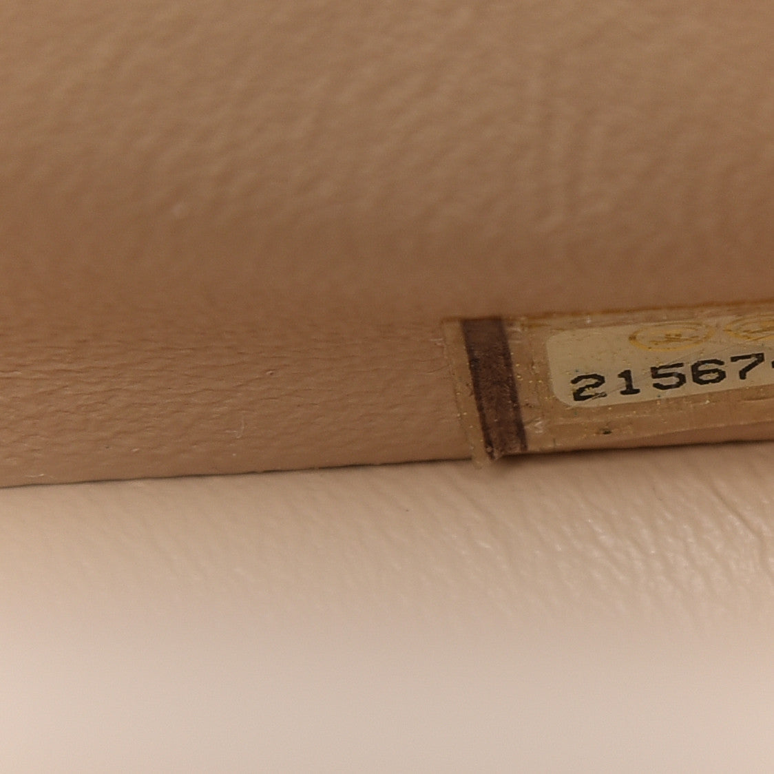 Caviar Quilted Jumbo Double Flap Light Beige