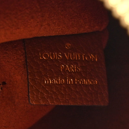 Louis Vuitton Empreinte Monogram Giant Neverfull MM Pochette Caramel 6 of 6