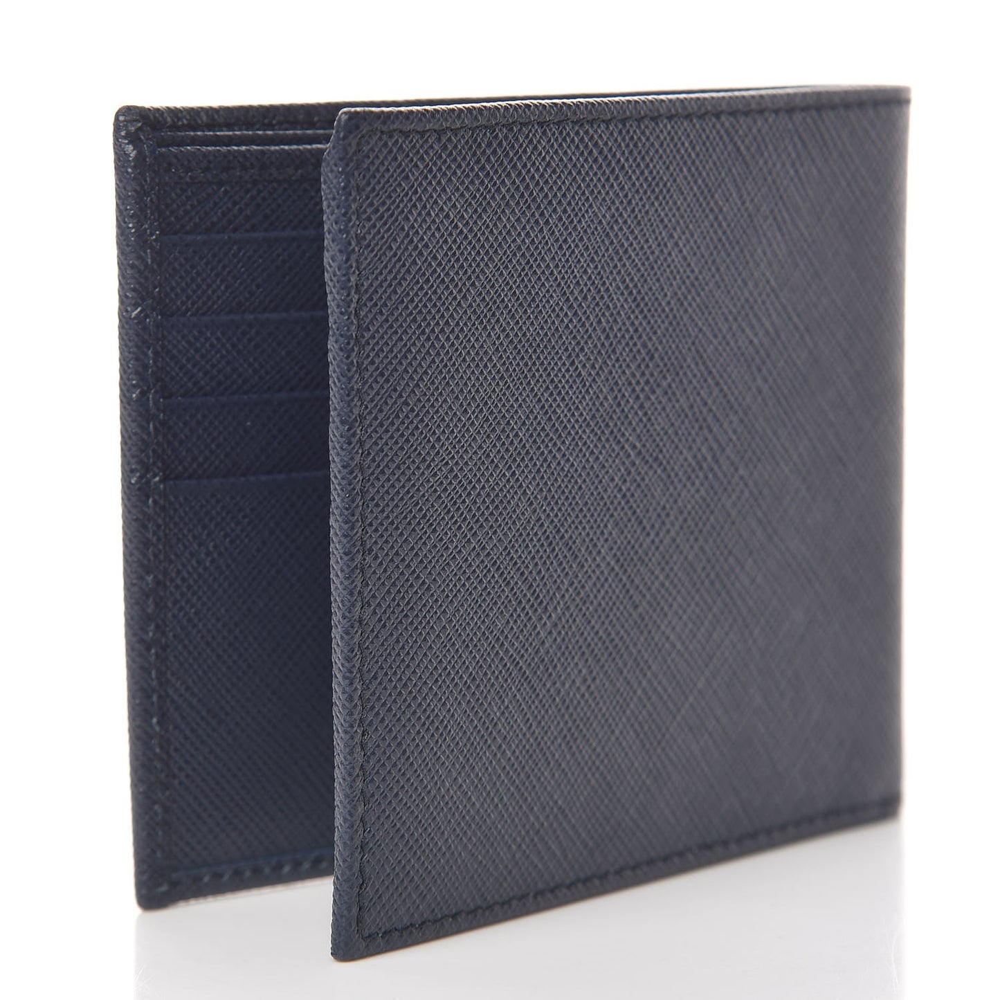 Saffiano Triangle Bi-Fold Wallet Baltico