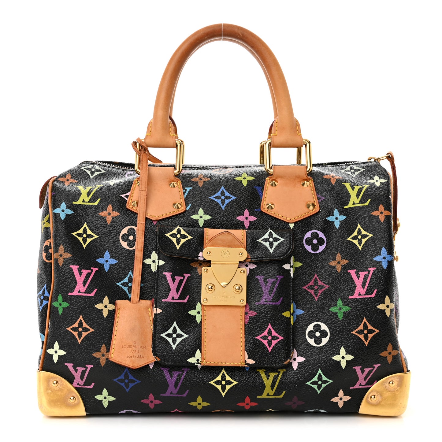 Monogram Multicolor Speedy 30 Black