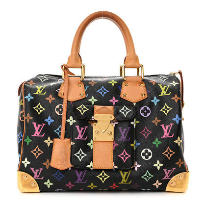 Louis Vuitton Monogram Multicolor Speedy 30 Black 1 of 13