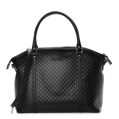 Gucci Soft Microguccissima Dome Satchel Black 1 of 13