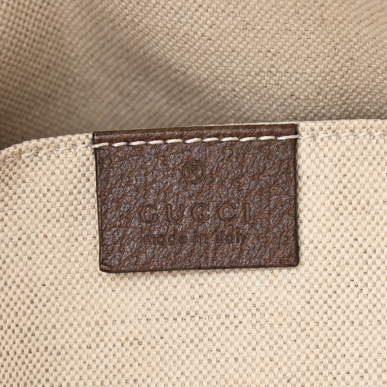 Gucci Soft GG Supreme Monogram Textured Dollar Calfskin Web Ophidia Pouch Pocket Belt Bag 95 38 Beige Ebony New Acero Black 6 of 10