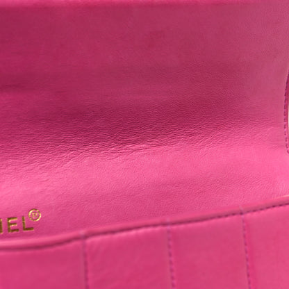 Chanel Lambskin East West Chocolate Bar Flap Pink 11 of 14