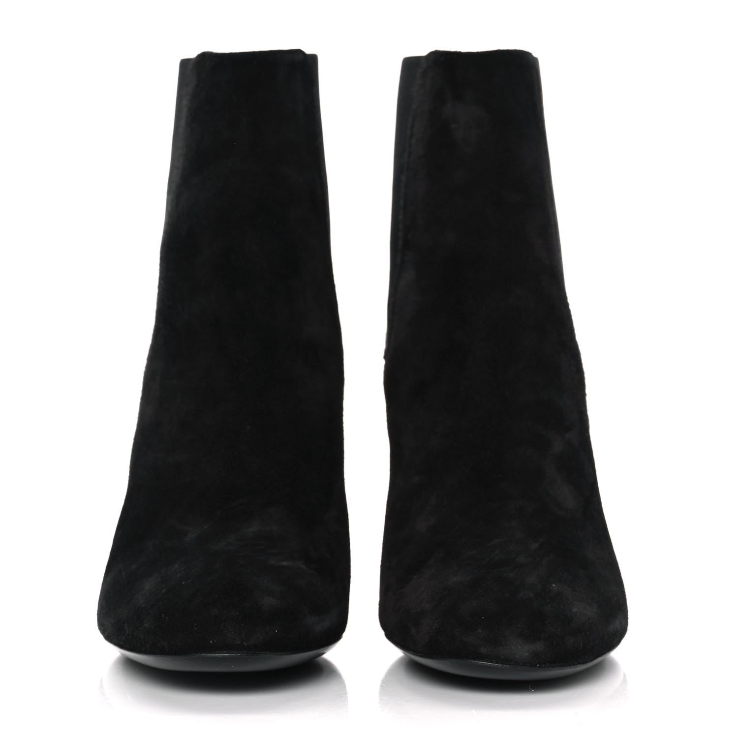 Saint Laurent Suede Babies Chelsea 95 Ankle Boot 35.5 Black 2 of 8