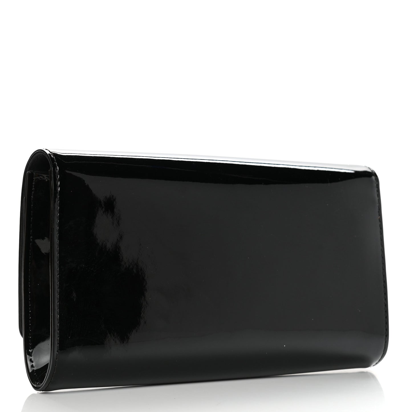 Patent Louise EW Clutch Black