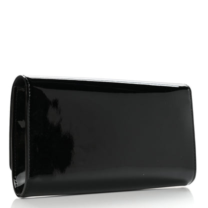 Louis Vuitton Patent Louise EW Clutch Black 3 of 7