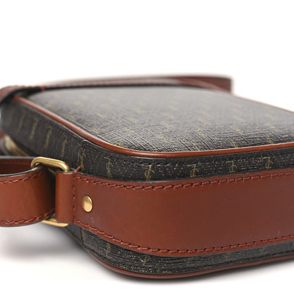 Saint Laurent Canvas Smooth Calfskin Le Monogramme Crossbody Pouch Chestnut 9 of 10