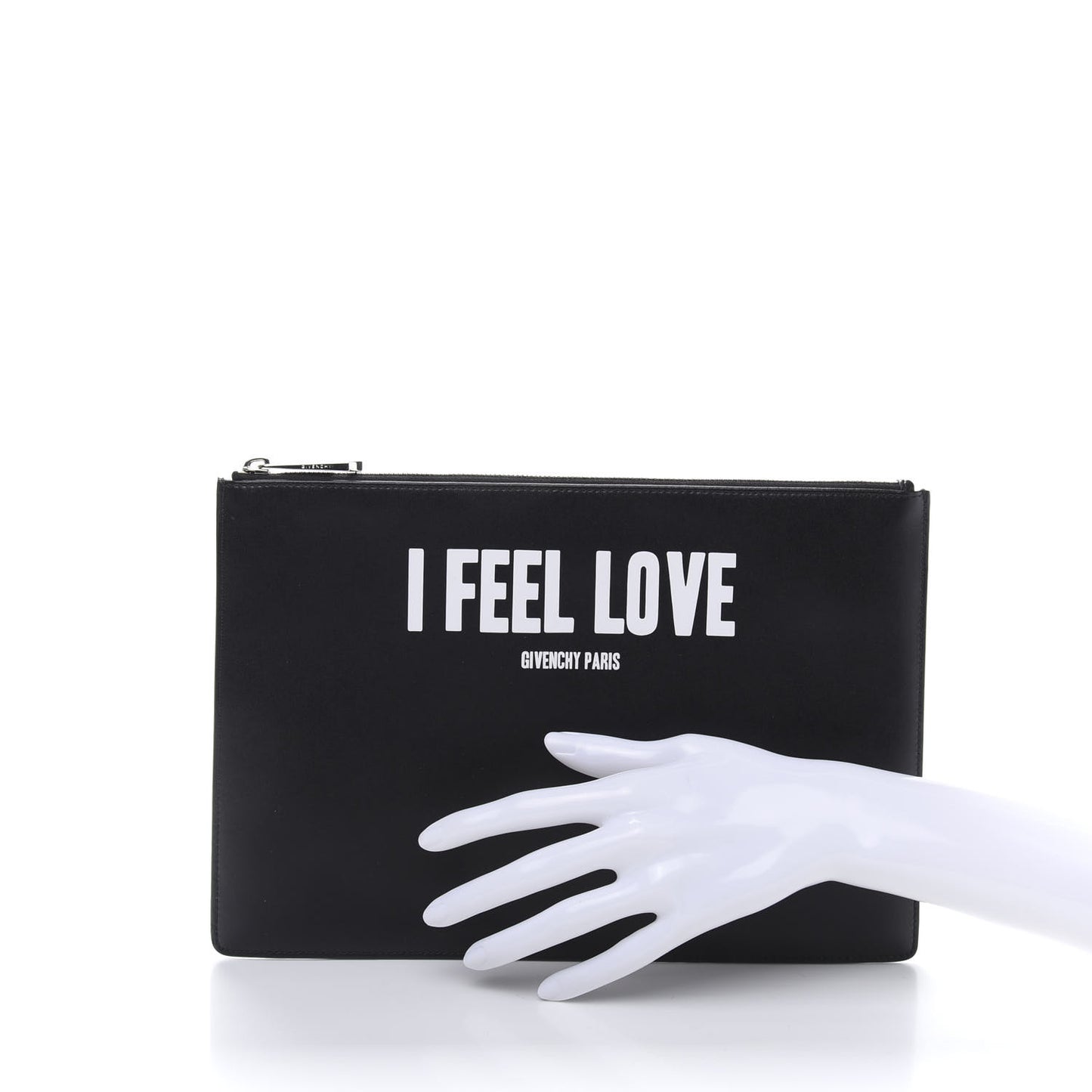 Calfskin I Feel Love Medium Pouch Black