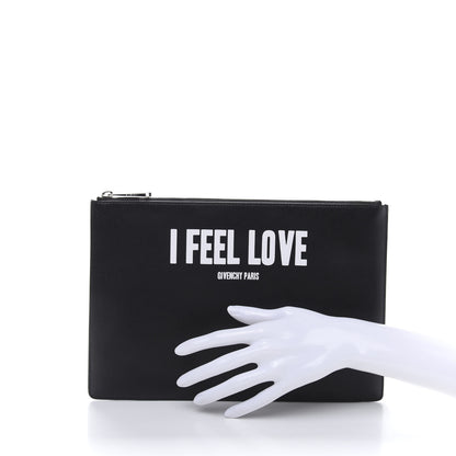 Givenchy Calfskin I Feel Love Medium Pouch Black 2 of 9