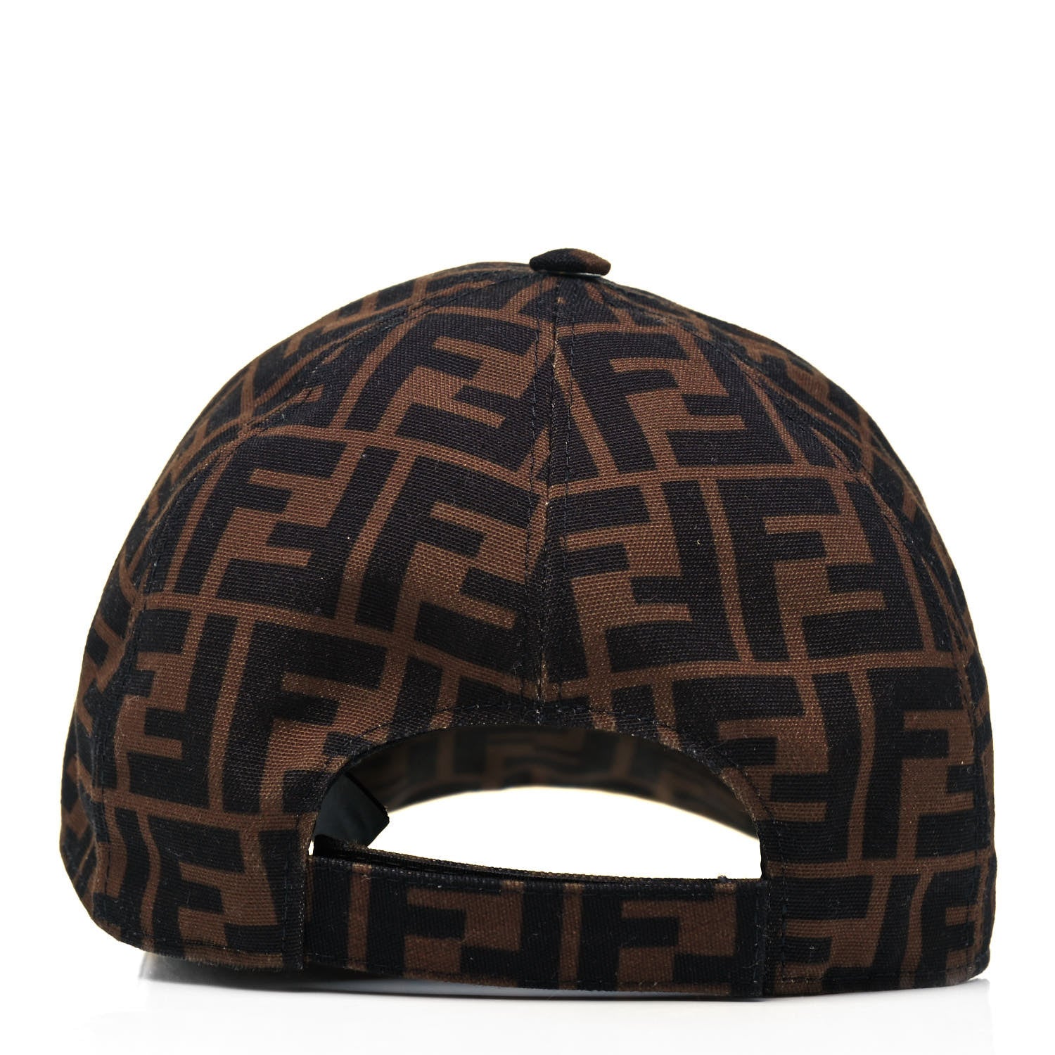 Fendi Canvas FF Reloaded Baseball Hat Tobacco Yellow 3 of 5