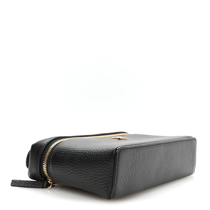 Chanel Grained Calfskin Small Supple Trapeze Vanity With Chain Black 3 of 10