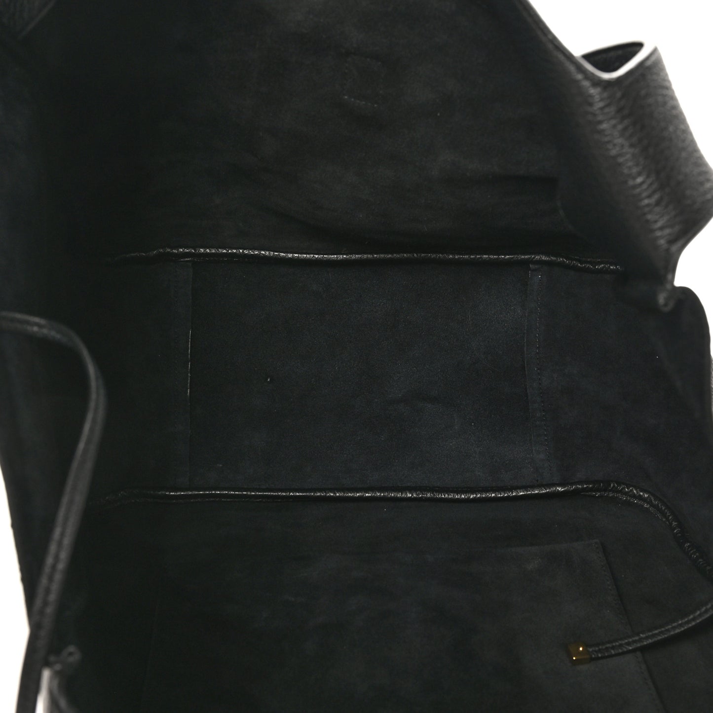 Grained Deerskin Bea Tote Black