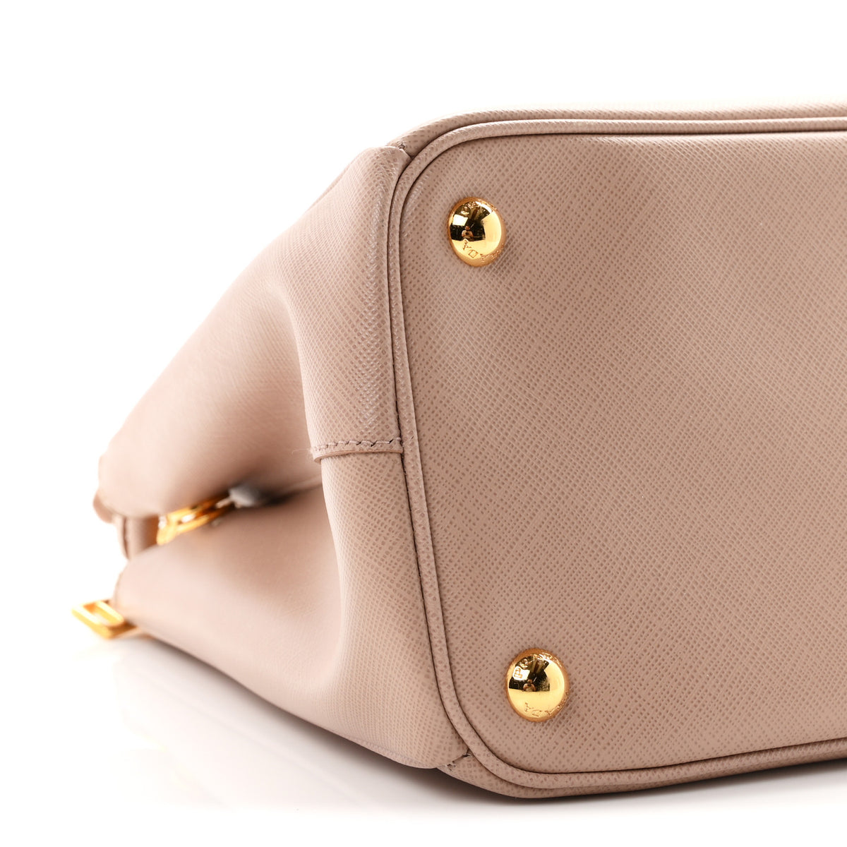 Saffiano Lux Small Galleria Double Zip Tote Cammeo