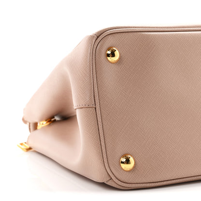 Prada Saffiano Lux Small Galleria Double Zip Tote Cammeo 9 of 10