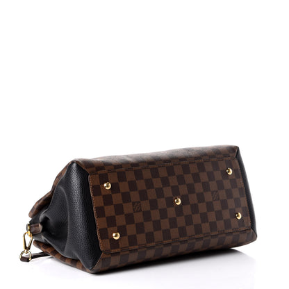 Louis Vuitton Cuir Taurillon Damier Ebene Normandy Black 3 of 10