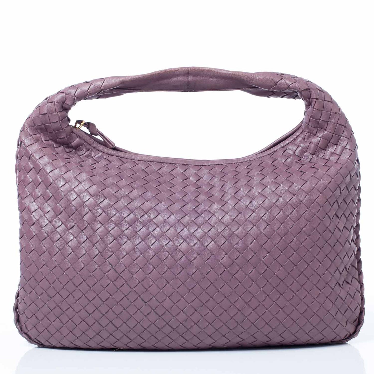 Nappa Intrecciato Medium Veneta Hobo Lilac