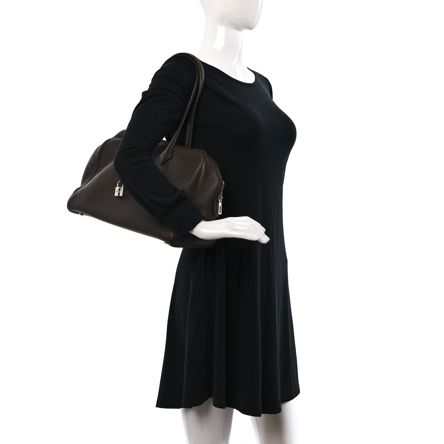 Hermes Taurillon Clemence Victoria II 35 Cafe 3 of 19