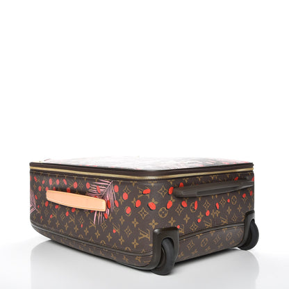 Louis Vuitton Monogram Jungle Dots Pegase Legere 55 Sugar Pink Poppy 4 of 9