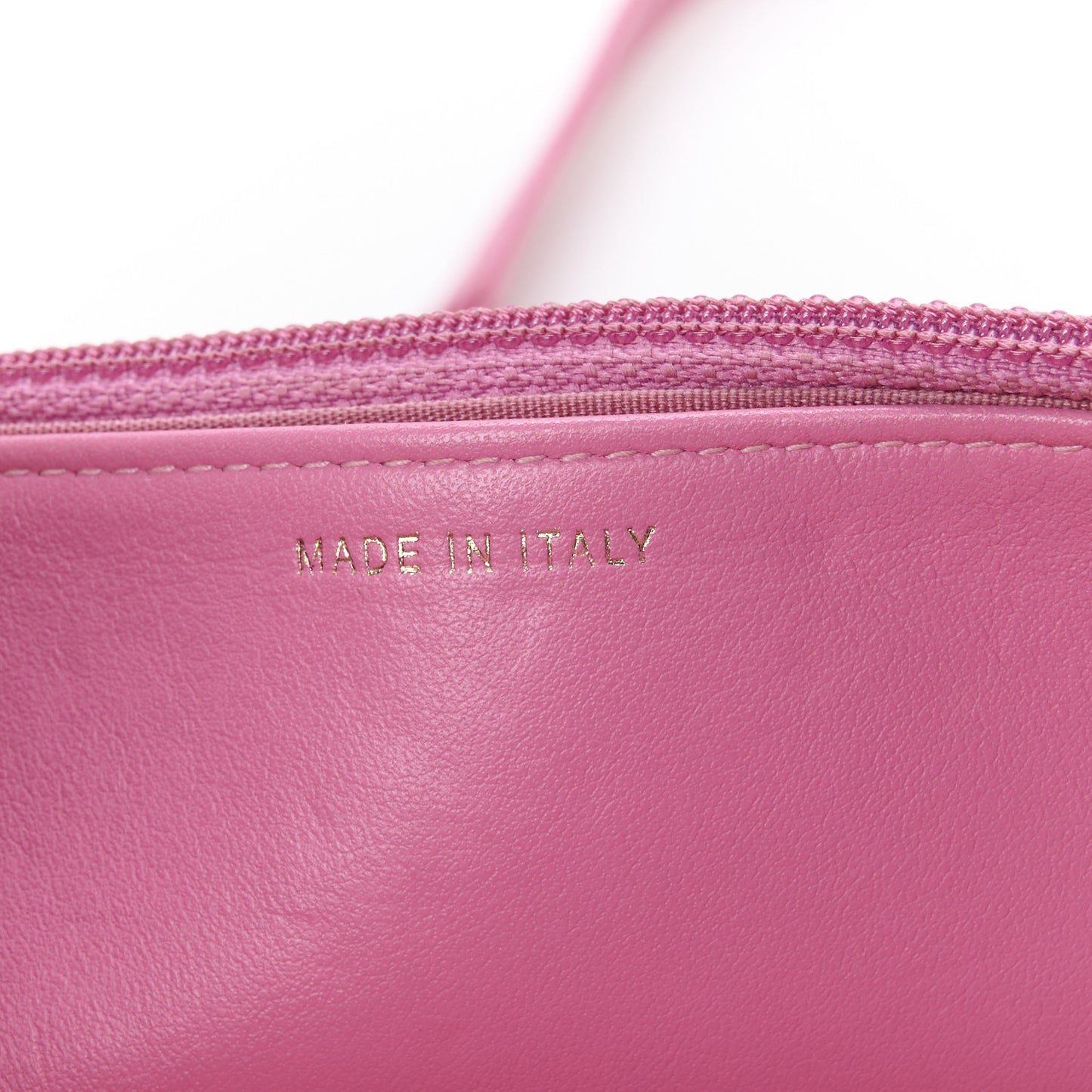 Caviar Quilted Boy Wallet On Chain WOC Pink