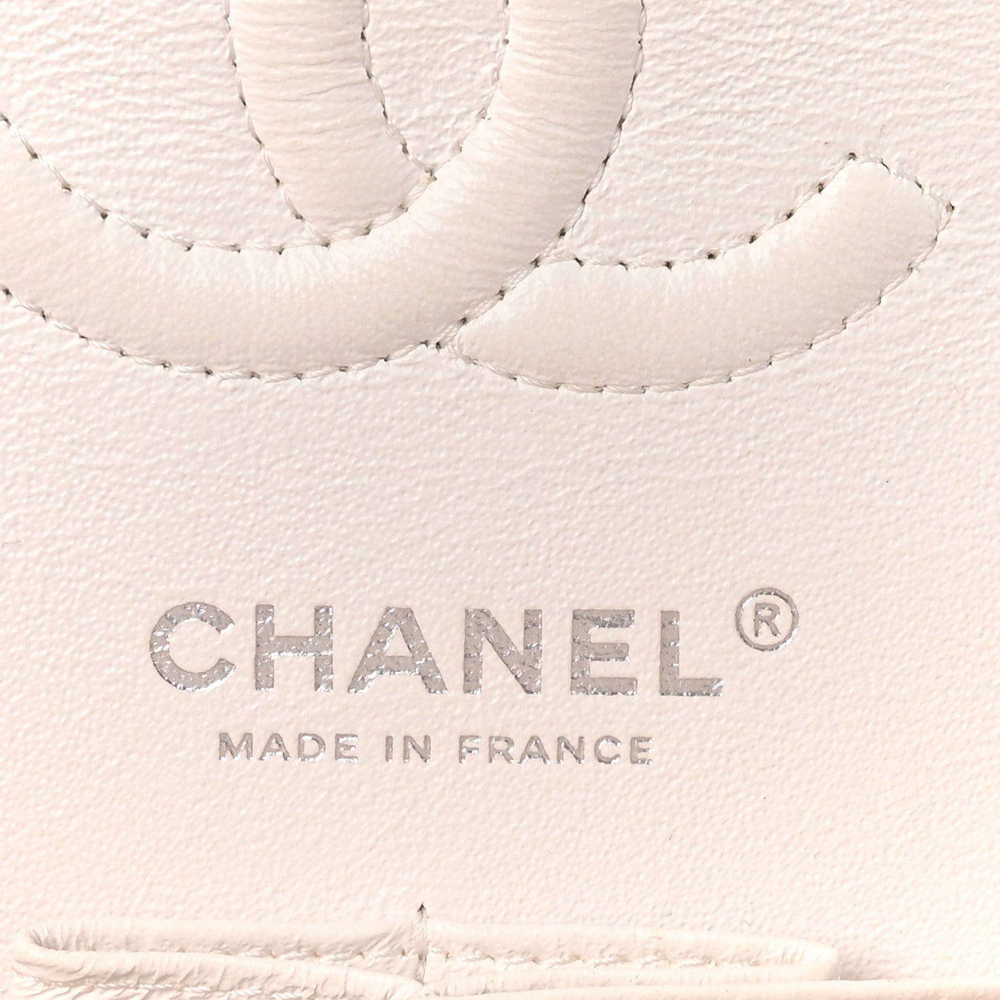 Caviar Quilted Small Double Flap White