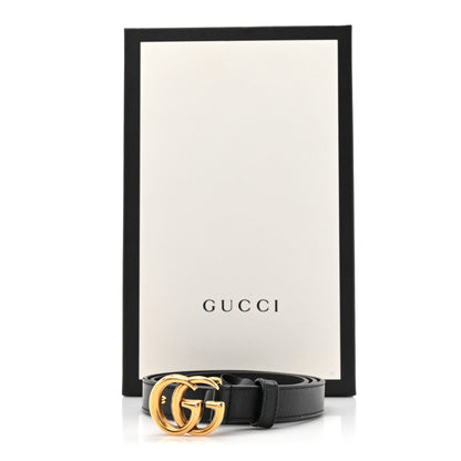 Gucci Calfskin Double G 20mm Belt 75 30 Black 5 of 5