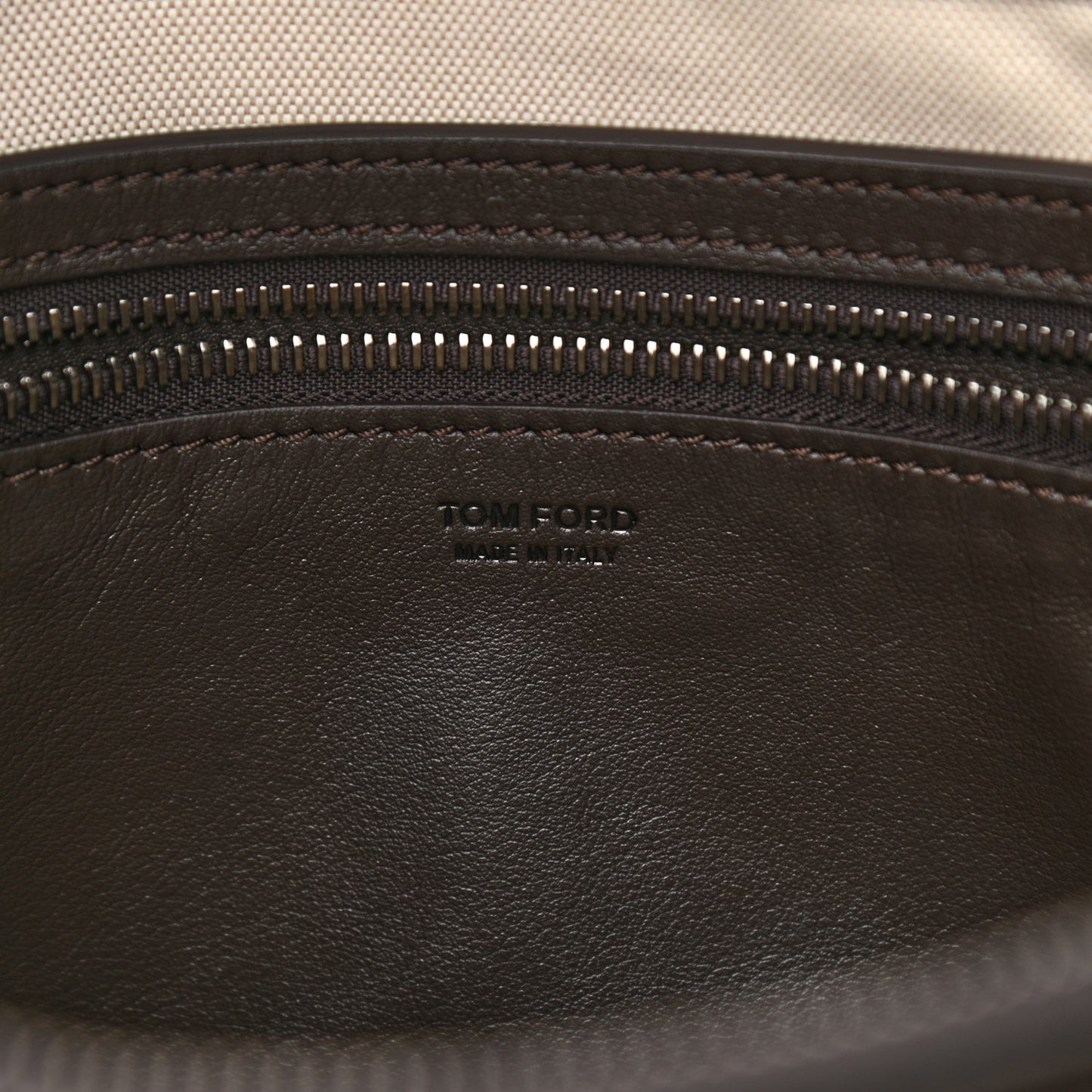 Calfskin Natalia Tote Dark Brown