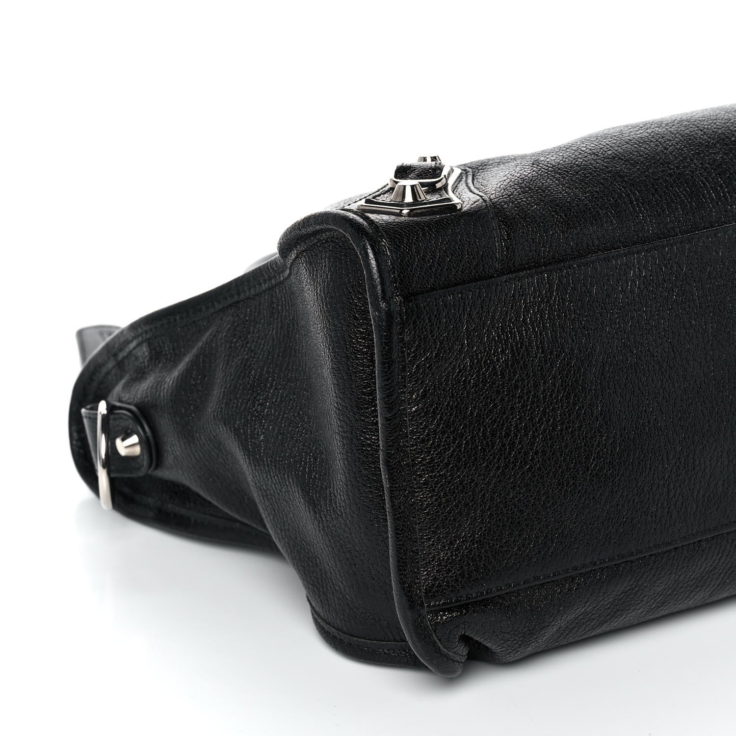 Balenciaga Chevre Silver Metallic Edge Hardware City Black 9 of 12