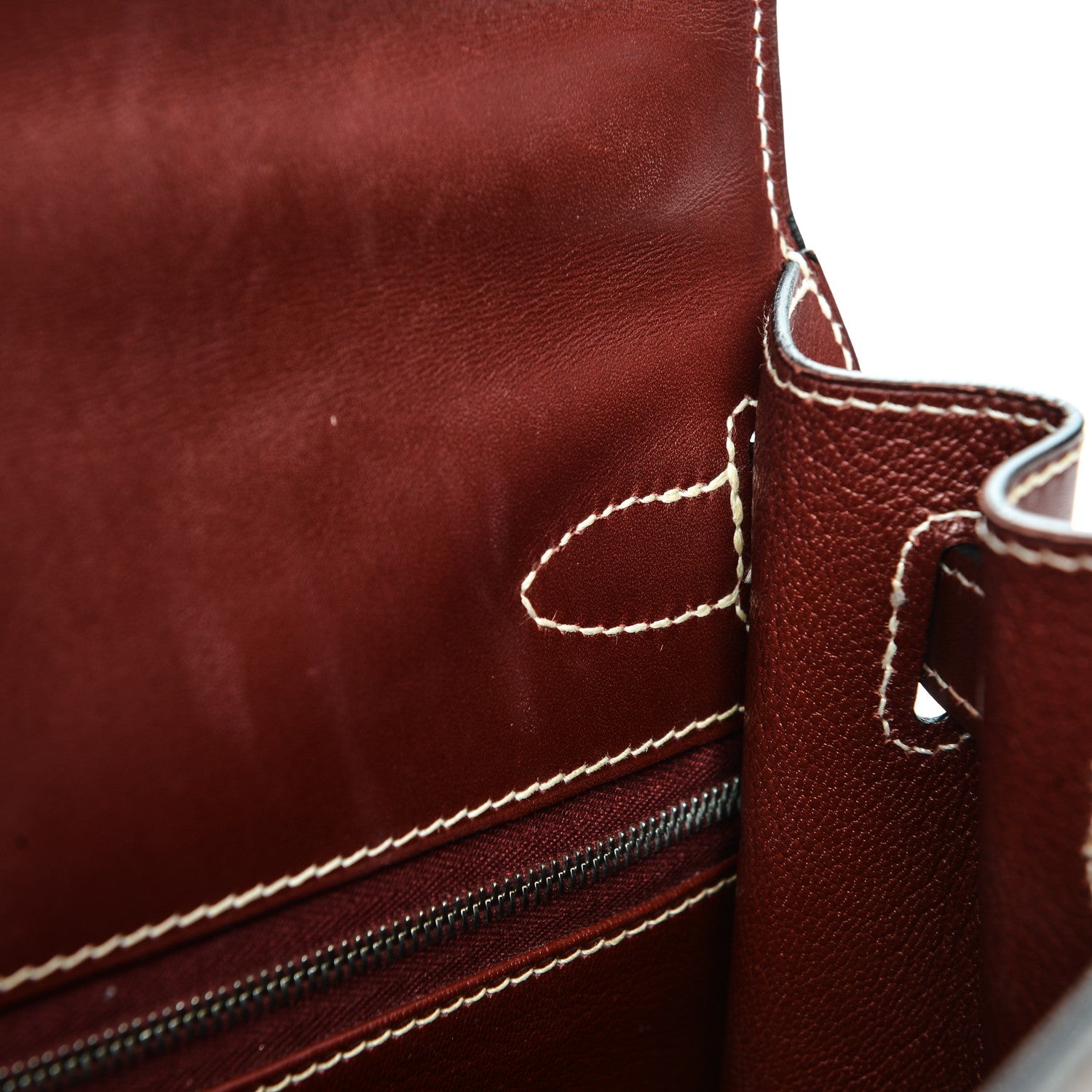 Hermes Chamonix Kelly Sellier 28 Rouge H 28 of 32