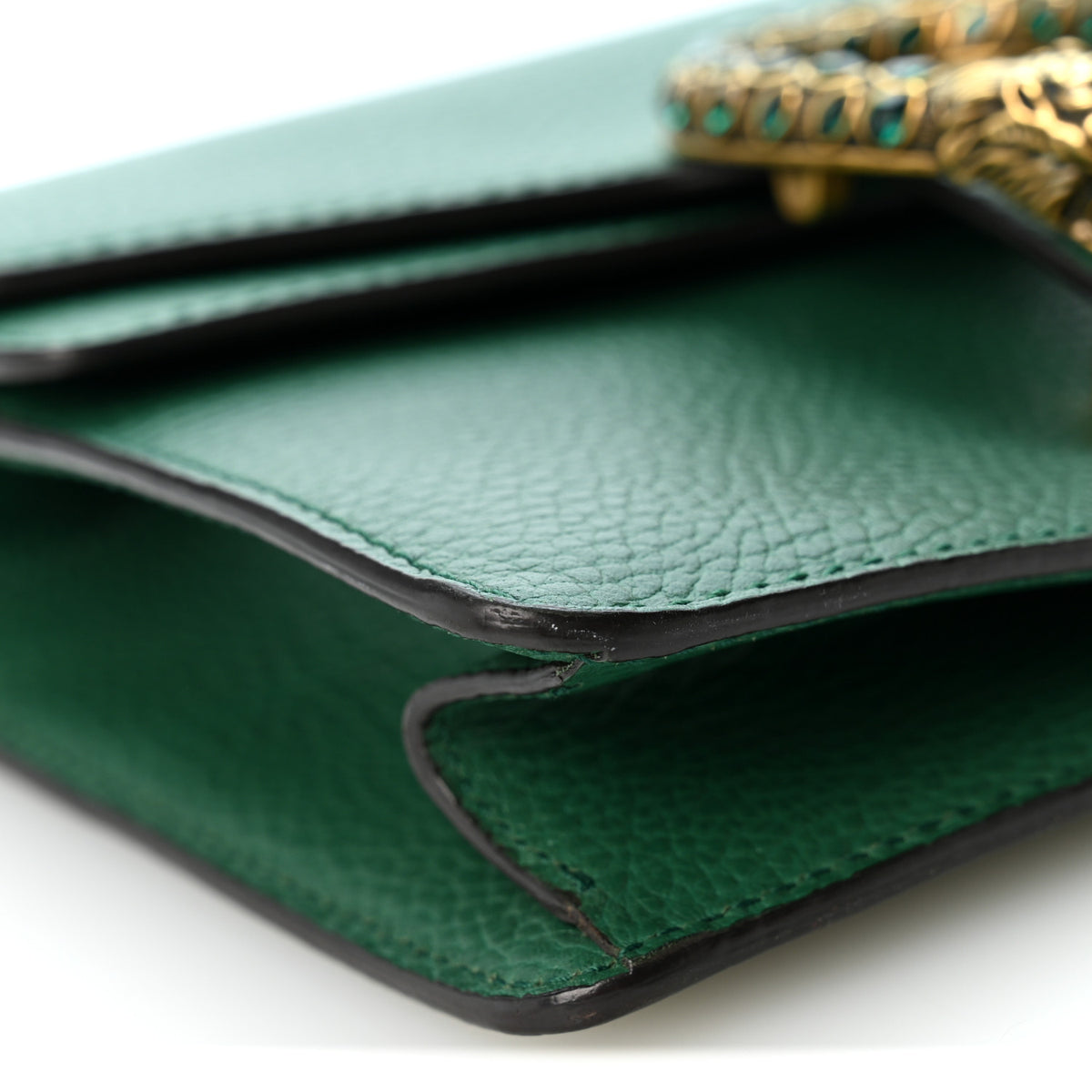 Gucci Calfskin Mini Dionysus Shoulder Bag Emerald 10 of 11