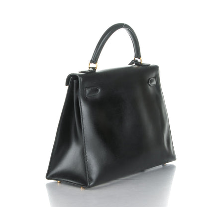 Hermes Box Kelly Sellier 32 Black 3 of 26