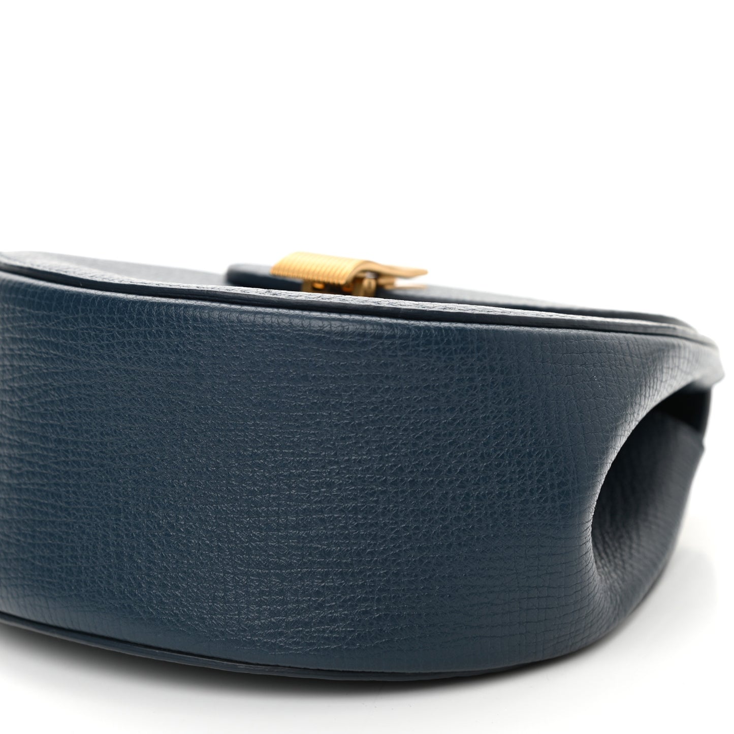 Palmellato Calfskin Rounded Belt Bag Navy
