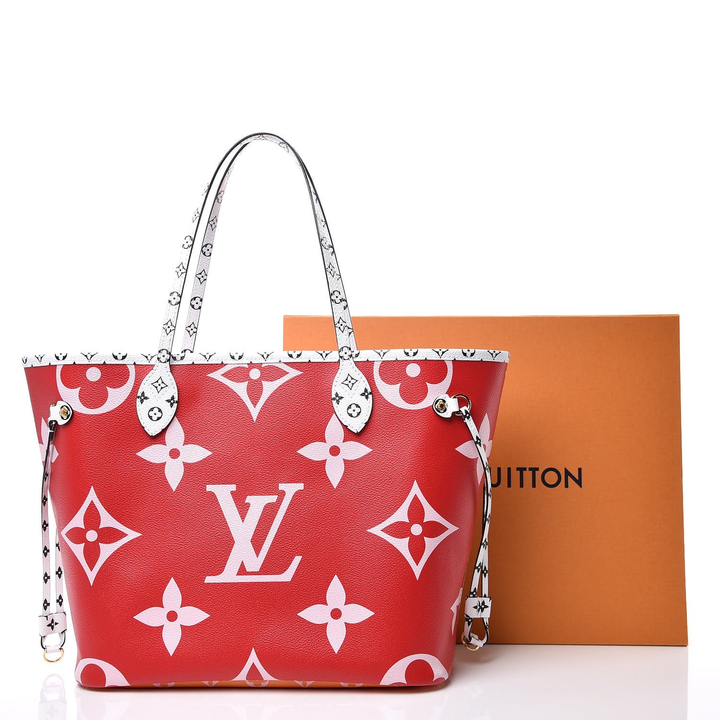 Monogram Giant Neverfull MM Rouge