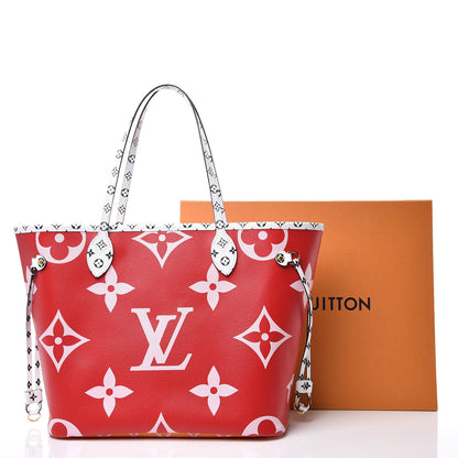 Louis Vuitton Monogram Giant Neverfull MM Rouge 11 of 11