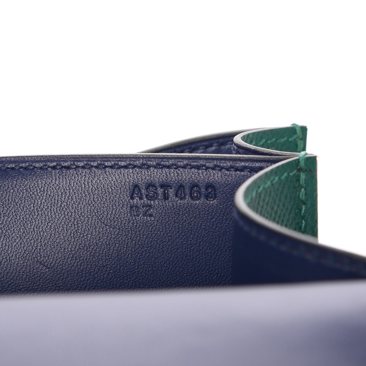 Hermes Epsom Horseshoe Constance 24 Malachite Bleu Sapphire 9 of 21