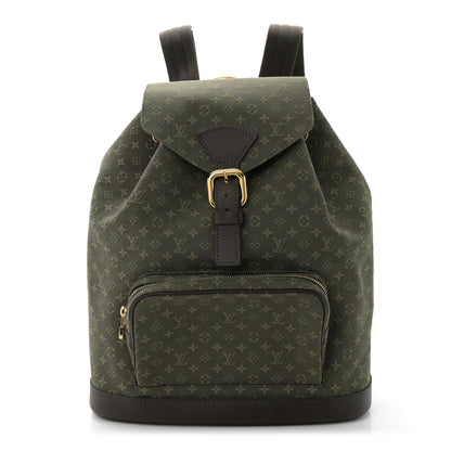 Louis Vuitton Mini Monogram Montsouris GM Backpack Kaki 1 of 10