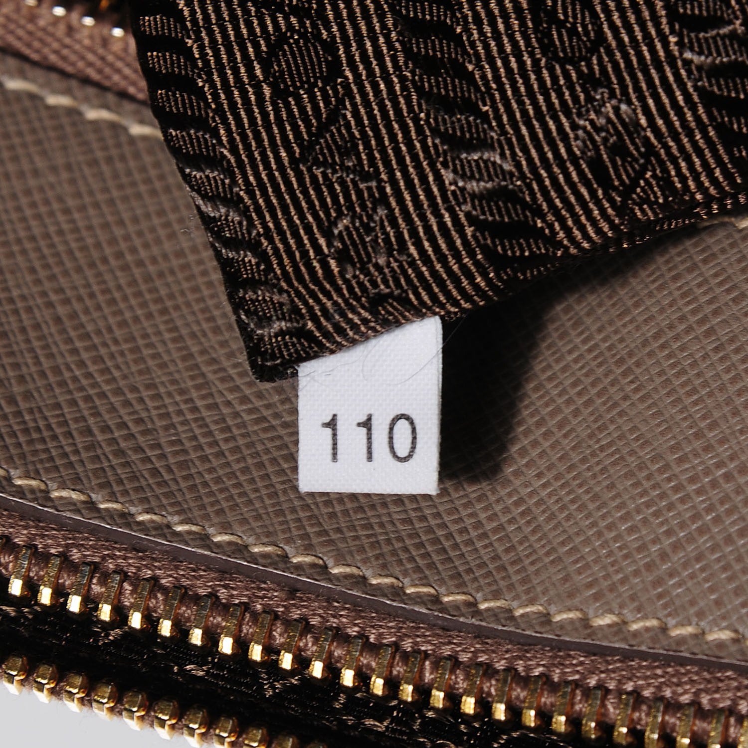Prada Saffiano Lux Mini Double Zip Tote Argilla 10 of 10