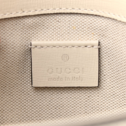 Gucci Azalea Calfskin Web Mini Horsebit 1955 Shoulder Bag Mystic White 6 of 9
