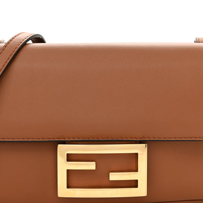 Fendi Vitello Grace Matte Duo Baguette Camel 9 of 13