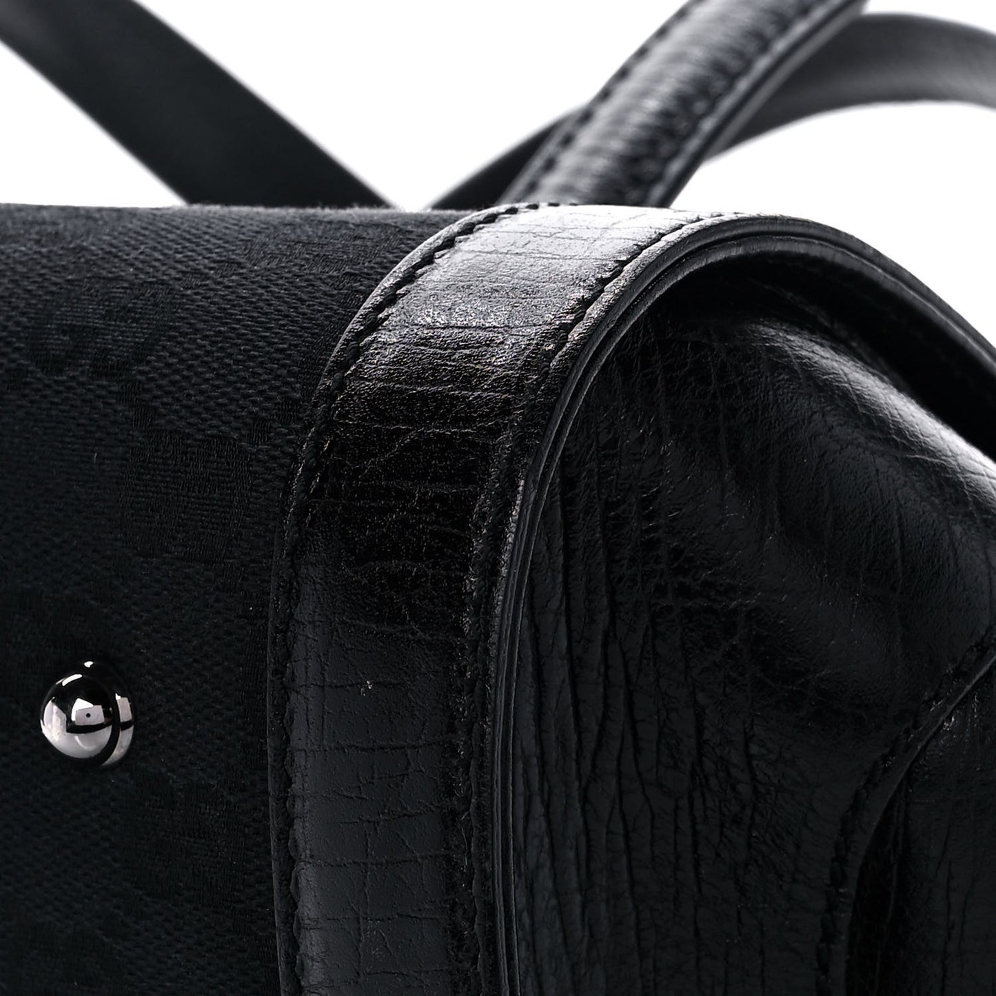 Monogram Bamboo Bullet Bag Black