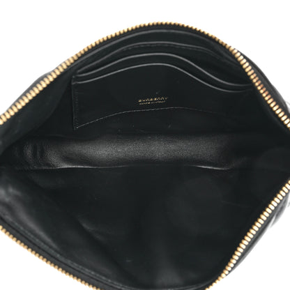 Burberry Lambskin Quilted Olympia Pouch Black 5 of 9