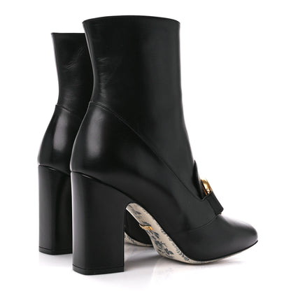 Gucci Malaga Kid GG Victoire 95mm Ankle Boots 38 Black 4 of 9